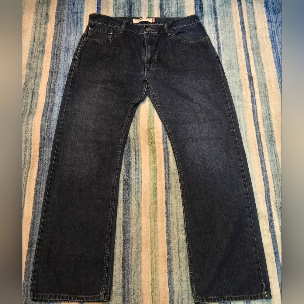 Levi's Men's Straight Jeans in Dark Indigo